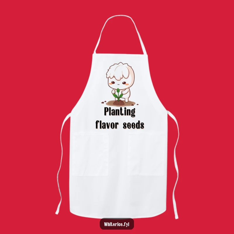 Funny Determined Rice Apron: Cook with Purpose & Humorous Drive