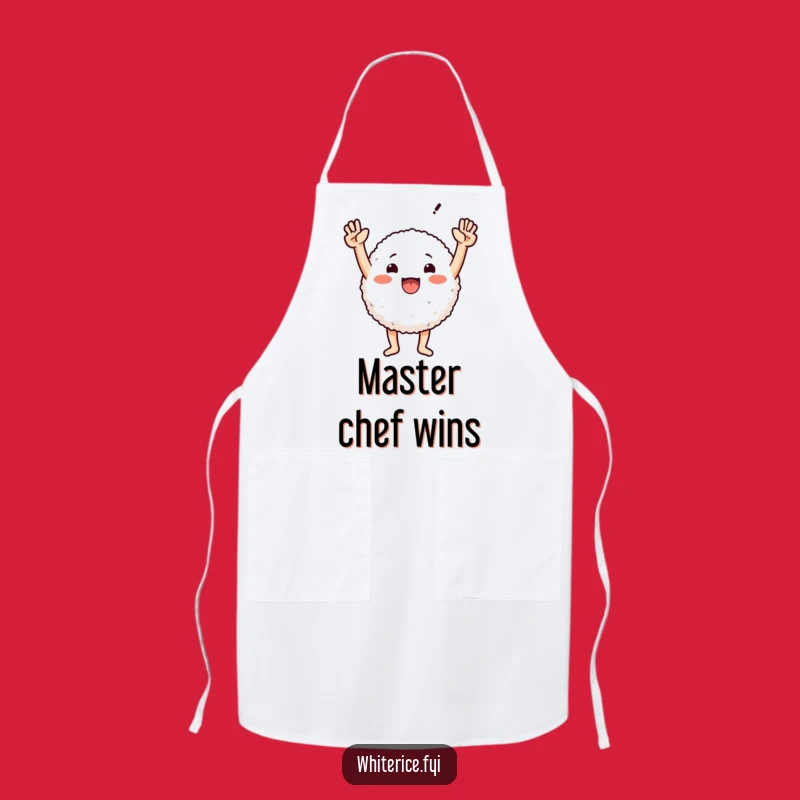Funny Triumphant Rice Apron - Cook Up Some Wins in Style!
