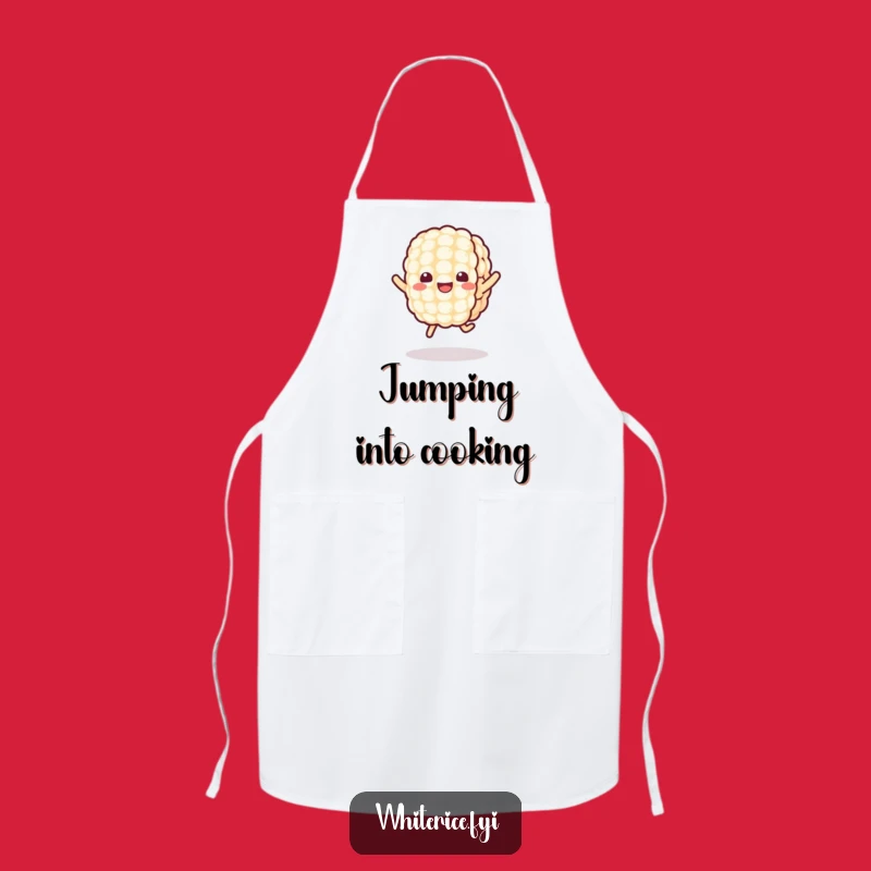 Funny Kawaii Rice Apron: Cook with Playful Energy