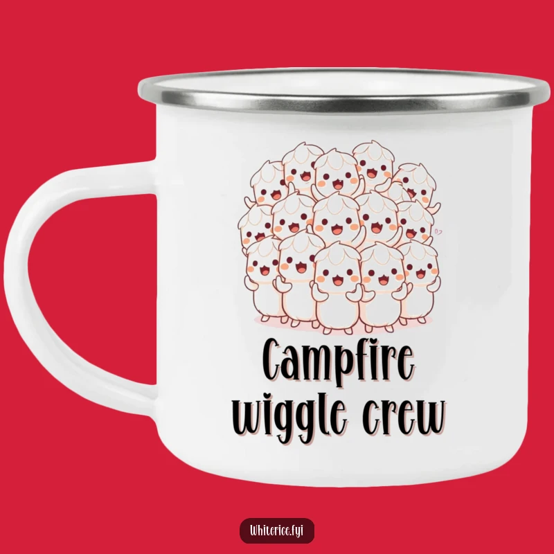 Funny Wiggling Rice Camping Mug: Adventure with Synchronized Fun!