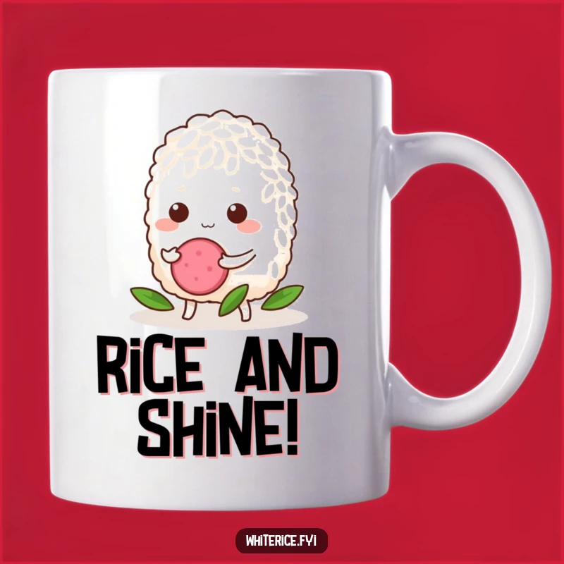 Funny Determined Rice Mug - A Motivated Foodie's Hilarious Gift