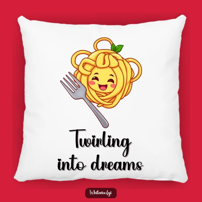 Funny Noodle Chef Pillow: Joyful Character Twirling Noodles, Comfy Gift