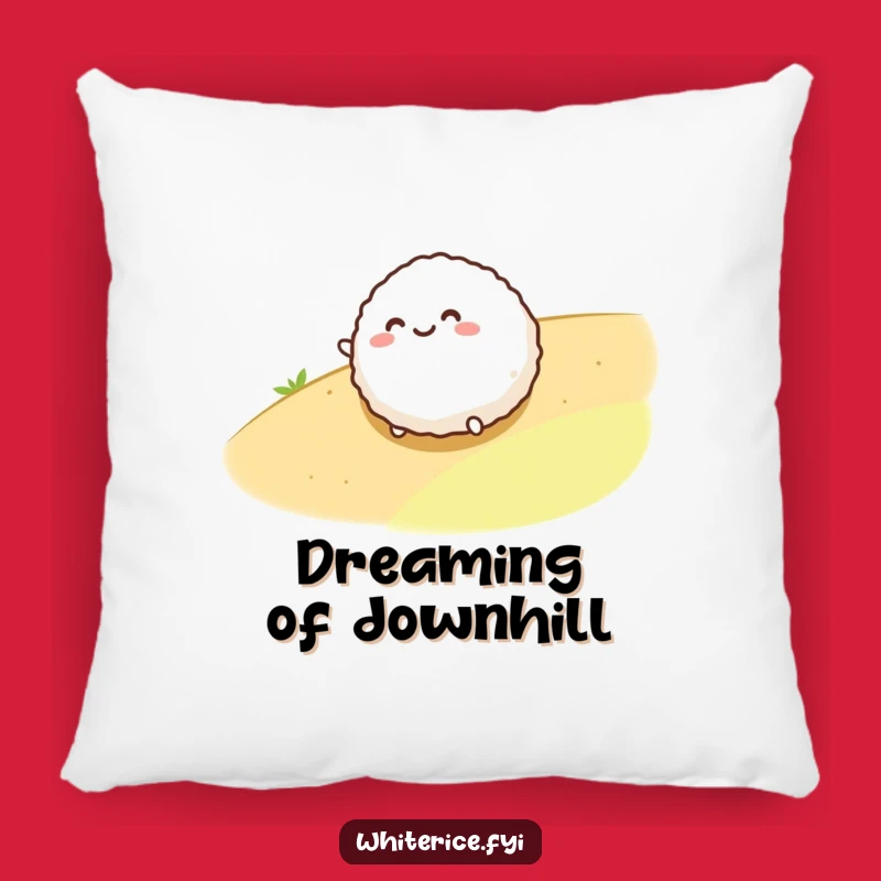 Funny Rice Ball Pillow: Soft Cartoon Character, a Comfy and Funny Gift for Cuddles