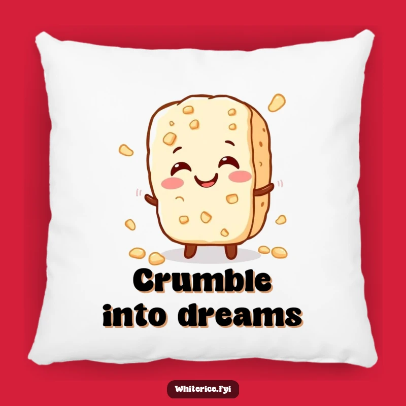 Funny Rice Cracker Pillow - Cozy Crunch Perfect Funny Gift