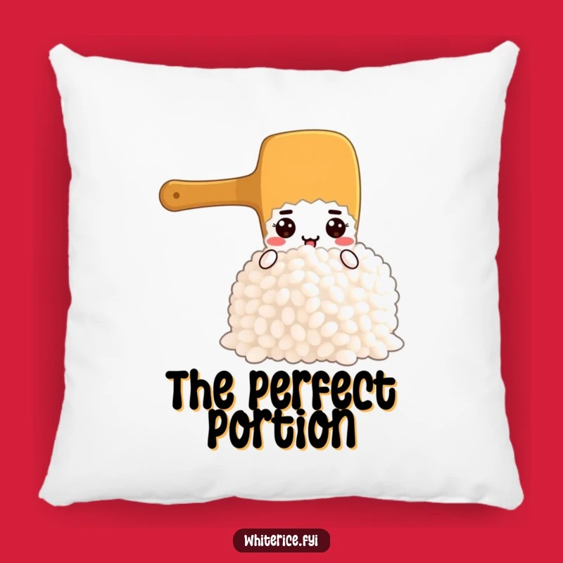 Funny Rice Paddle Pillow: Soft Motivational Character, a Comfy Funny Gift for Your Space