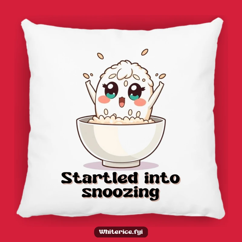Funny Surprised Rice Pillow: Cozy Surprise, Perfect Funny Gift for Lounging