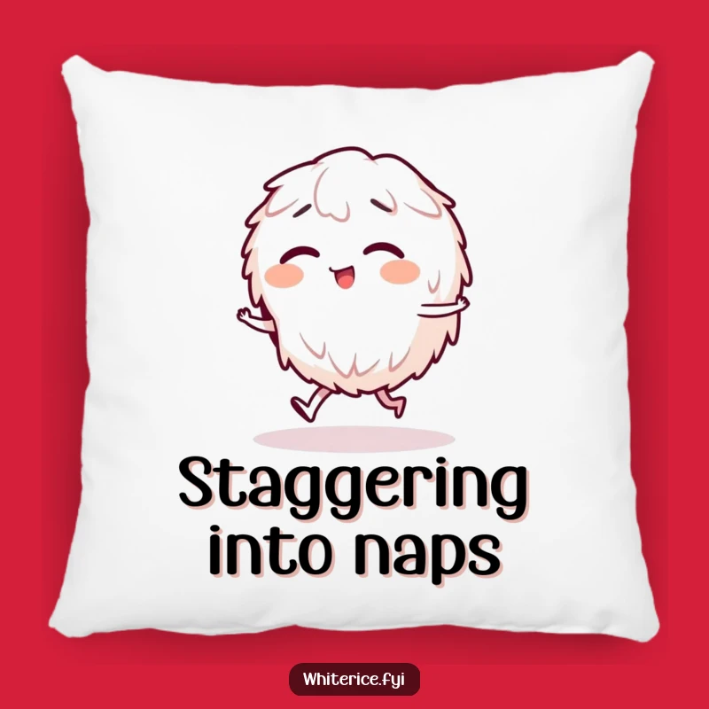 Funny Giggling Rice Stagger Pillow, Soft & Hilarious Comfort Cushion Gift
