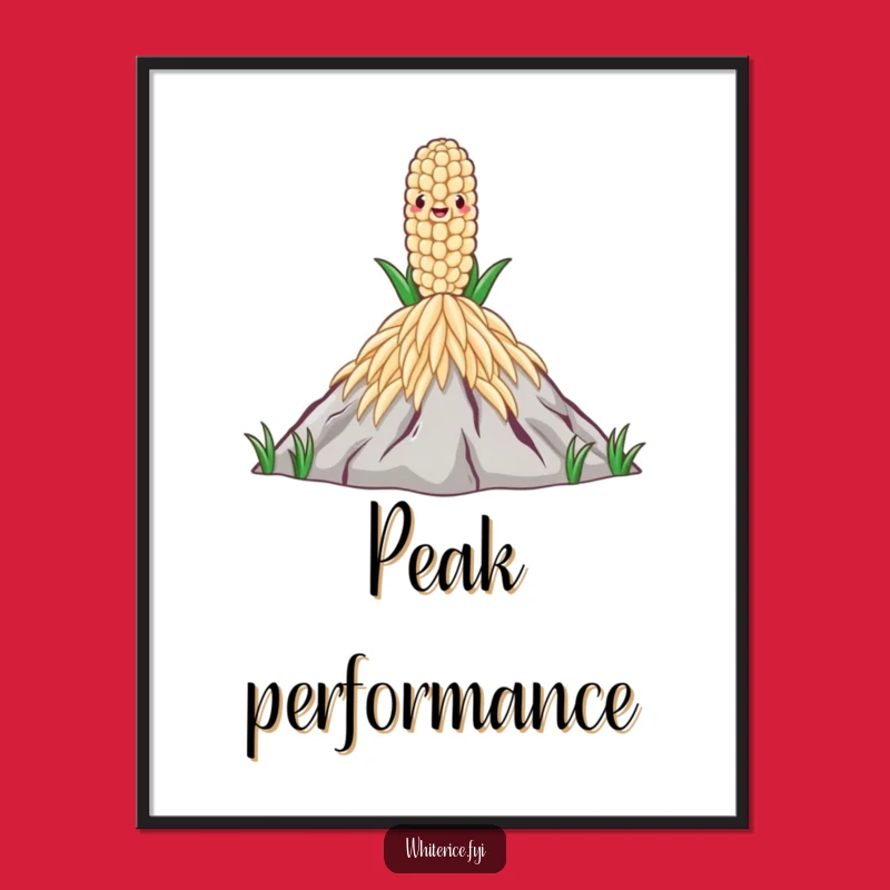 Funny Rice Grain Digital Art: Peak Achievement Art, Instant Gift!