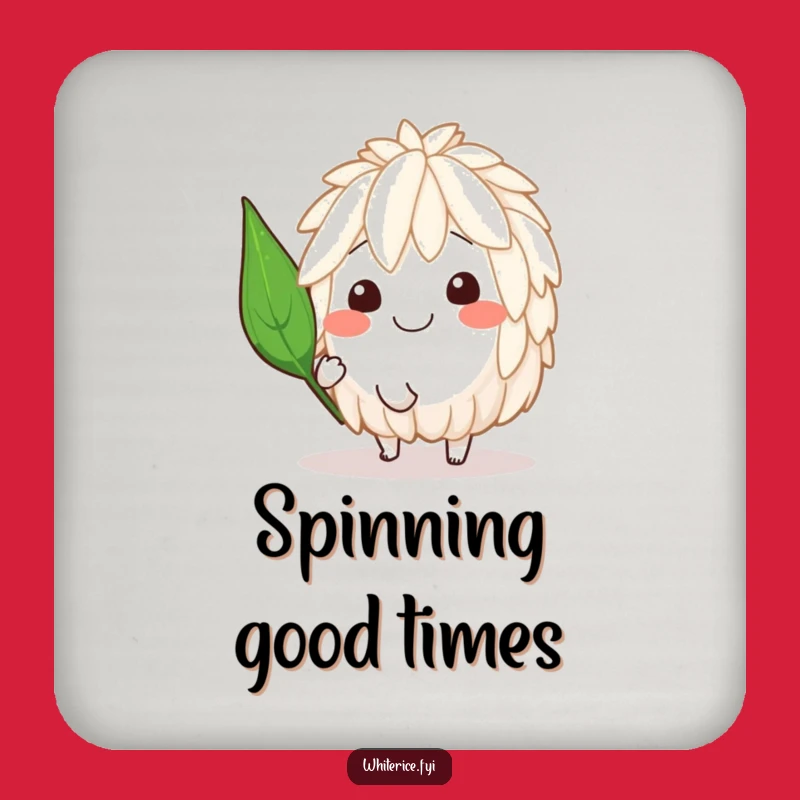 Funny Spinning Rice Coaster - Protect Your Table with Cheer!