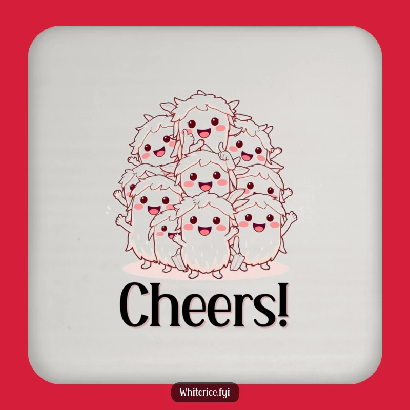 Funny Thumbs Up Rice Coasters: Protect Surfaces with Delicious Approval