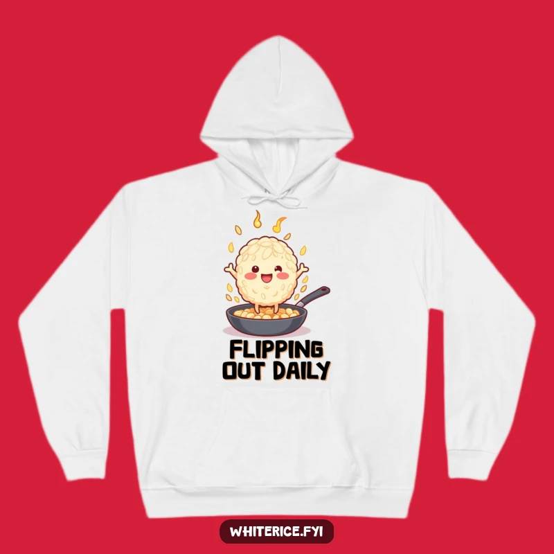 Funny Rice Grain Hoodie: Cozy and Hilarious Chef Character Warm Apparel