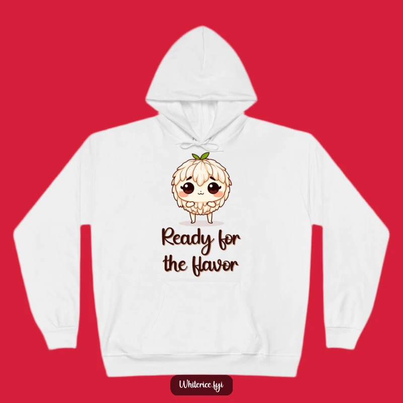 Funny Determined Rice Hoodie - Cozy Acceptance, Perfect Gift for Eaters
