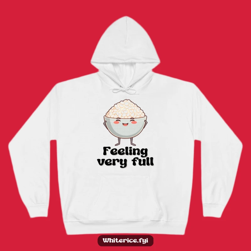 Funny Proud Rice Bowl Hoodie: Cozy Comfort for the Confident