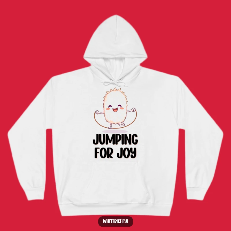 Funny Rice Jumps Rope Hoodie: Cozy Comfort with a Hilarious Fitness Grain