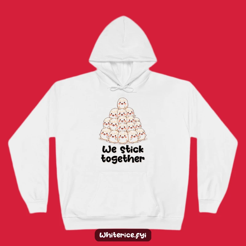 Funny Rice Pyramid Hoodie: Cozy Up With This Cheerful Heap!