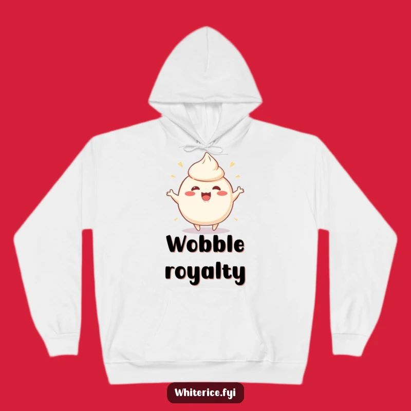 Funny Wobbly Rice Pudding Hoodie - Cozy Wobble Perfect Funny Gift