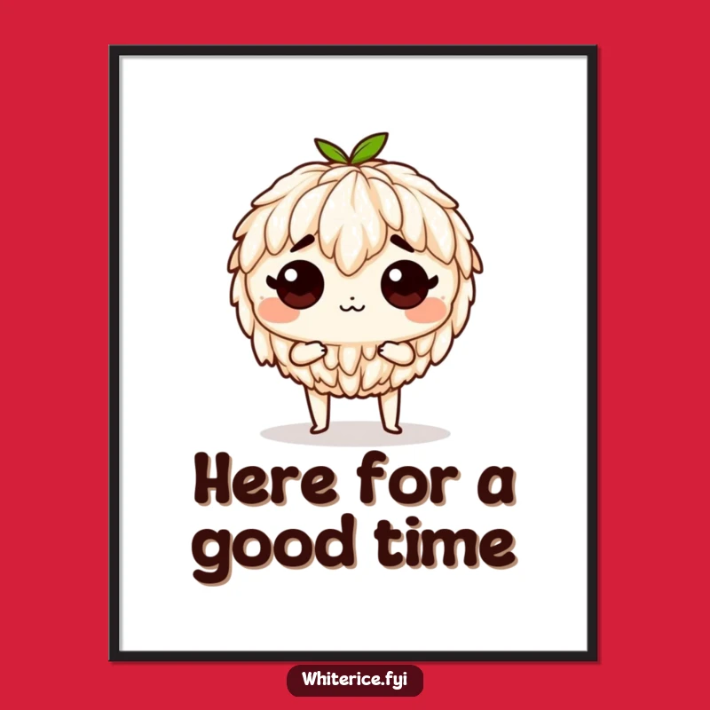 Free Printable Determined Rice Art: Bold Kitchen Decor Downloadable Gift