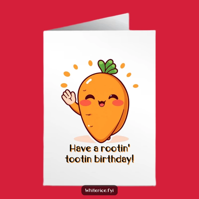 Free Printable Carrot Birthday Card: Serve Up Smiles With This Funny Downloadable Gift