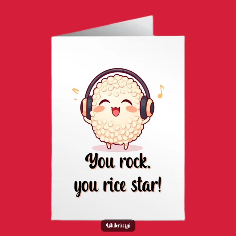 Free Printable Congrats Card: Music Rice, Funny Earmuffs Downloadable Gift