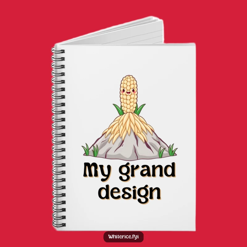 Funny Rice Grain Notebook: Jot Down Goals, Perfect Gift!