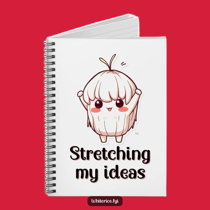 Funny Sticky Rice Stretch Notebook: Determined Journal, Perfect Funny Gift