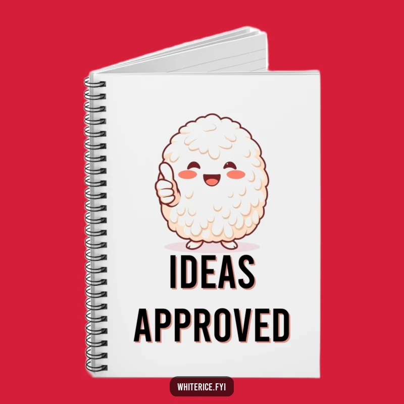 Funny Thumbs-Up Rice Notebook: Jot Down Your Approved Ideas!