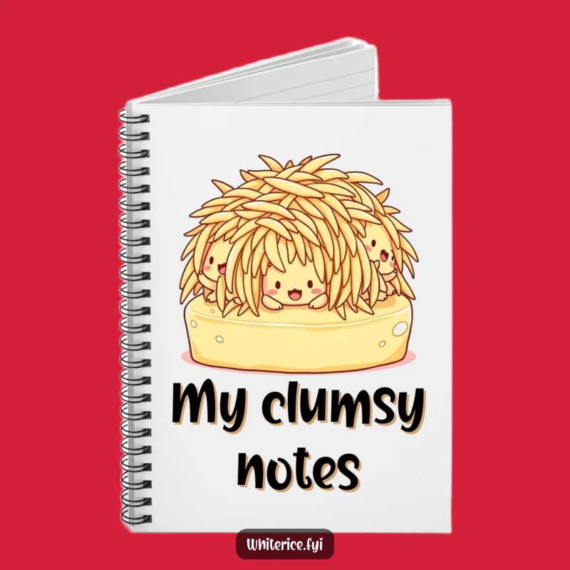 Funny Slipping Rice Notebook: Butter Chaos Journal, Hilarious Gift for Writers!