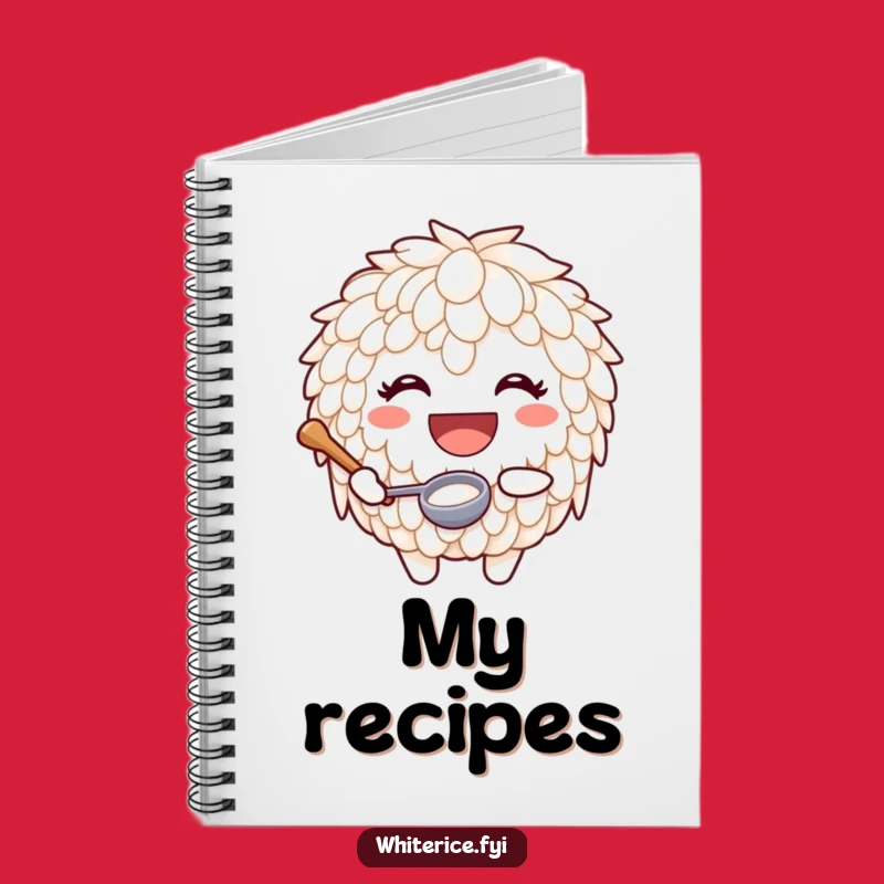 Funny Happy Rice Notebook - Recipe for Success!