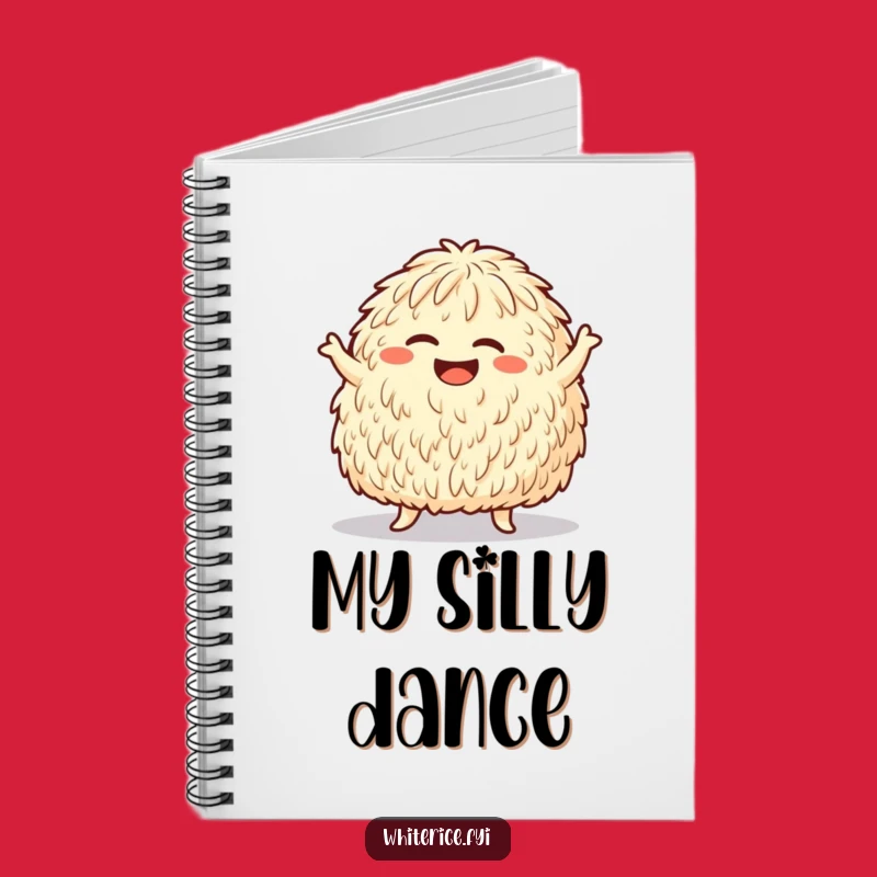 Funny Dancing Rice Notebook - Jot Down Your Groovy Ideas!