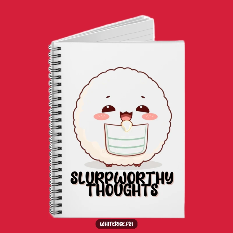 Funny Bibbed Rice Ball Notebook: Jot Down Cute Ideas with Joy