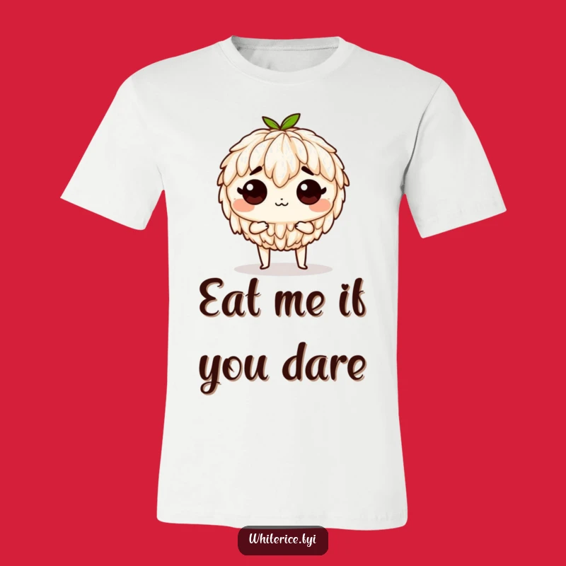 Funny Determined Rice T-Shirt - Ready to Eat Tee, Hilarious Foodie Apparel