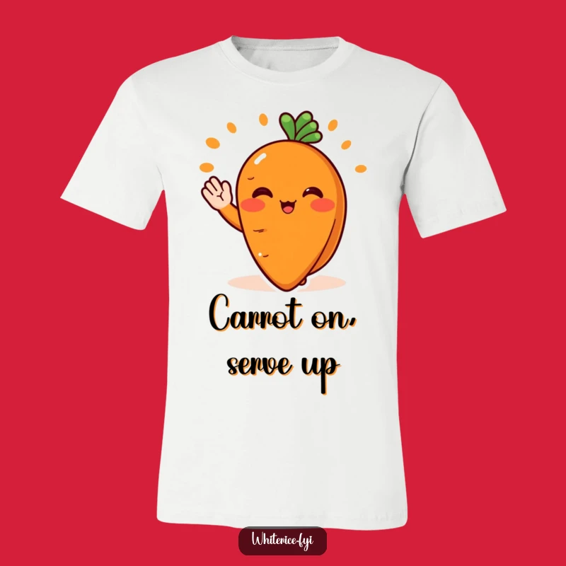 Funny Carrot Chef T-Shirt: Cheerful Slice Serving, Wholesome Gift