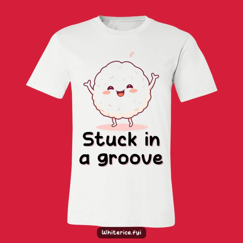 Funny Dancing Rice T-Shirt: Wear Your Happiness with This Cheerful Glob Tee