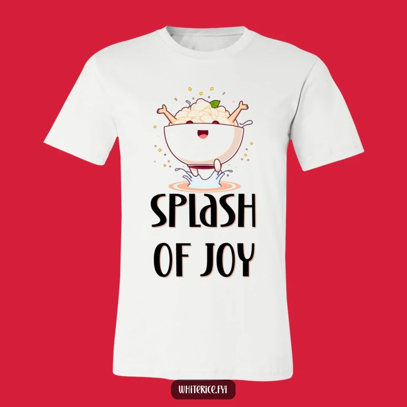 Funny Kawaii Rice Bowl T-Shirt: Dynamic & Hilarious Foodie Tee Gift