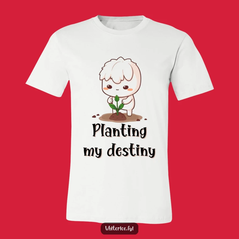 Funny Determined Rice T-Shirt: Wear Your Grit with Humorous Style