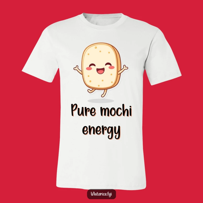 Funny Rice Cake T-Shirt: Bouncing Character, a Hilarious Gift for All Ages