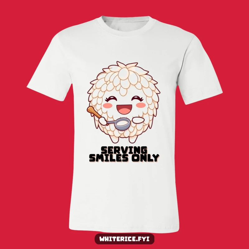 Funny Happy Rice T-Shirt - Wear Your Culinary Joy!