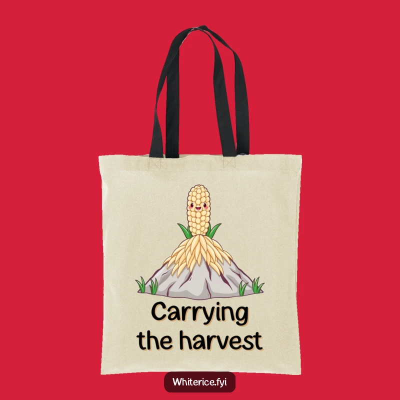 Funny Rice Grain Tote Bag: Carry Your Success, Perfect Gift!