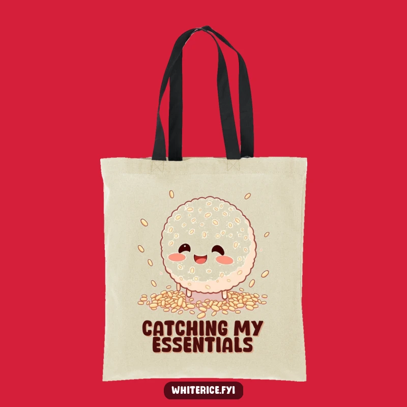 Funny Rice Ball Tote Bag: Carry Your Funniest Mishaps!