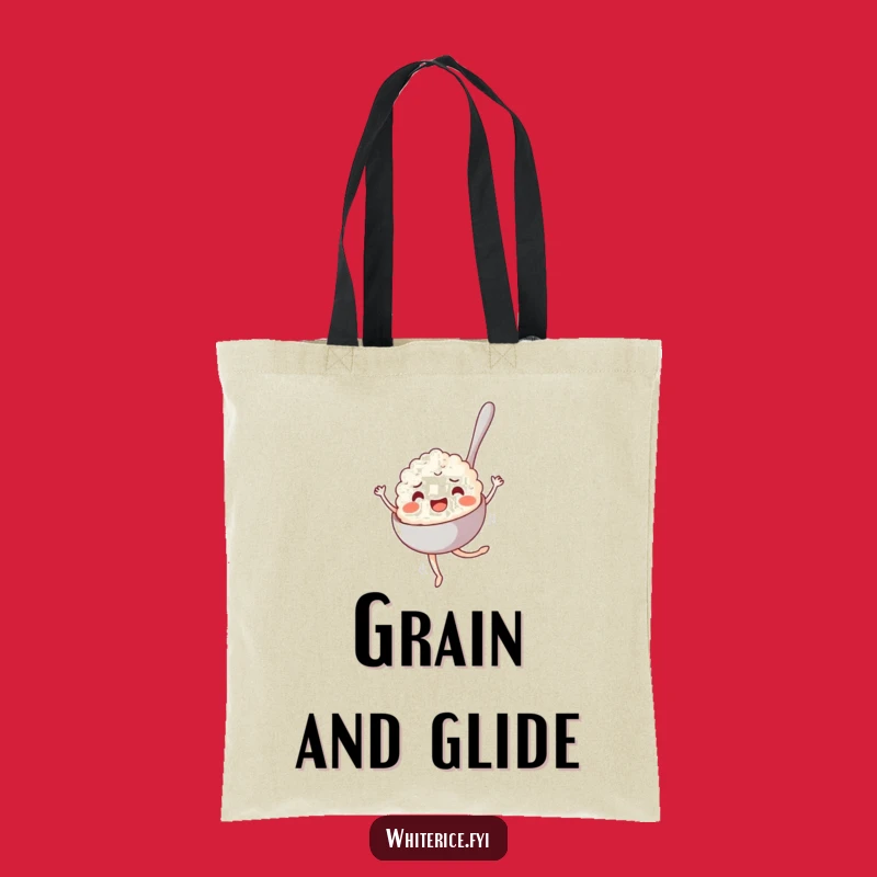 Funny Pirouetting Rice Spoon Tote Bag - Chic and Hilarious Accessory for a Funny Gift