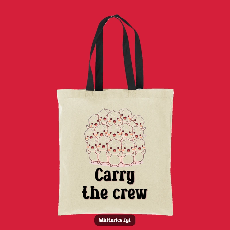 Funny Wiggling Rice Tote Bag: Carry Your Giggles in Style!
