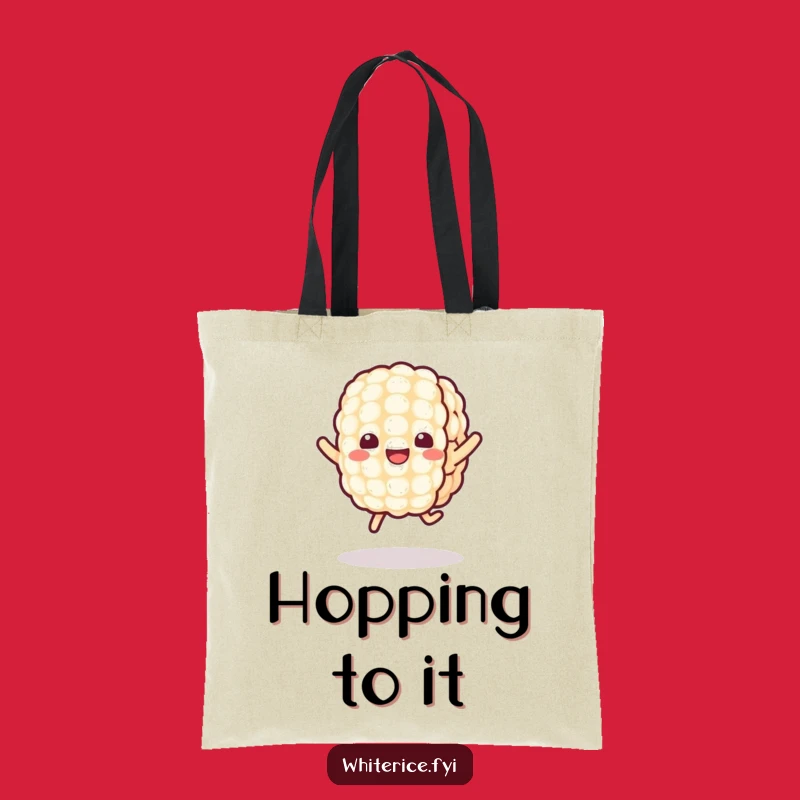 Funny Kawaii Rice Tote Bag: Carry Your Joy with Style
