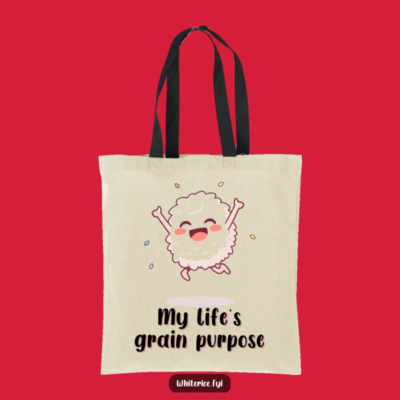 Funny Rice Carry-All Tote: A Delighted Grain for Your Triumphs, Great Funny Gift